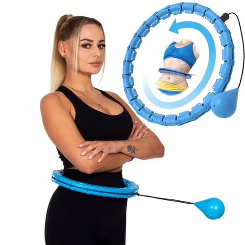 HULA HOP Z OBCIĄŻENIEM ODCHUDZAJĄCE OBCIĄZNIKIEM I WYPUSTKAMI SMART HULAHOP na Arena.pl