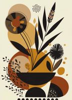 Plakat 39,5x55cm Ogrody Geometryczne