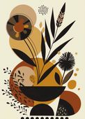 Plakat 39,5x55cm Ogrody Geometryczne