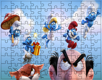 Puzzle Smerfy