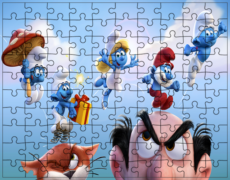 Puzzle Smerfy zdjęcie 1