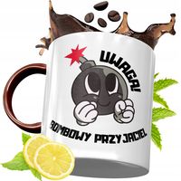 Kubek Bordowy Dla Przyjaciela Na Urodziny Prezent Z Nadrukiem Ze Zdjęciem