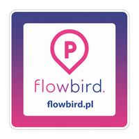 Naklejka Parkingowa FLOW BIRD od wewnątrz 5x5