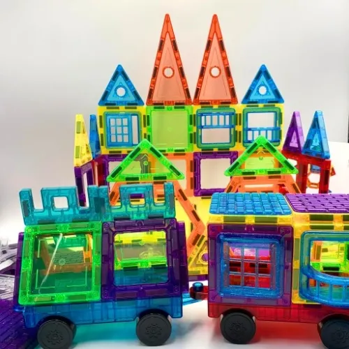 KLOCKI MAGNETYCZNE 3D MAGNETIC EDUKACYJNE DUŻE PANELE KONSTRUKCYJNE na Arena.pl