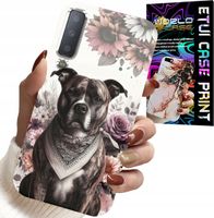 ETUI DO SAMSUNG A7 2018 - PITBULL GROŹNE PSY FUTERAŁ PLECKI CASE