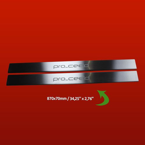 Listwa progowa KIA PROCEED Stal nierdzewna 304 mat 2szt na Arena.pl