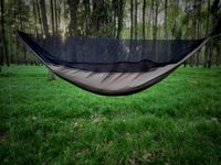 Hamak Obozowy Halare Tarpan Khaki z Moskitierą Double Zip i Whoopie Sling