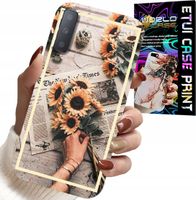 ETUI DO SAMSUNG A7 2018 - KWIATISTY WZÓR SŁONECZNIK SŁONECZNIKI