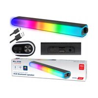 GŁOŚNIK BLUETOOTH SOUNDBAR GAMINGOWY GŁOŚNIKI KOMPUTEROWE LED RGB USB 14W