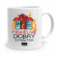 Dla Dyrektora Kubek Piekielnie Dobry Dyrektor Z Nadrukiem Ze Zdjęciem