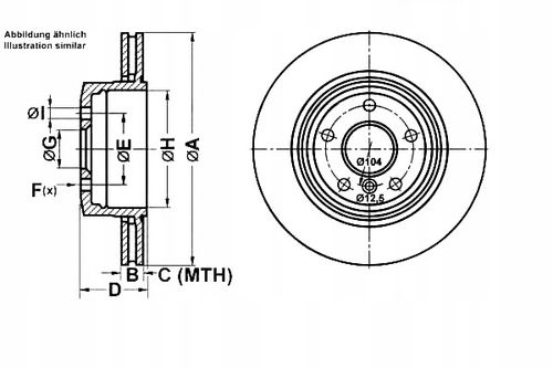 TARCZA HAM TYL 320X20 V POWER DISC ATE na Arena.pl