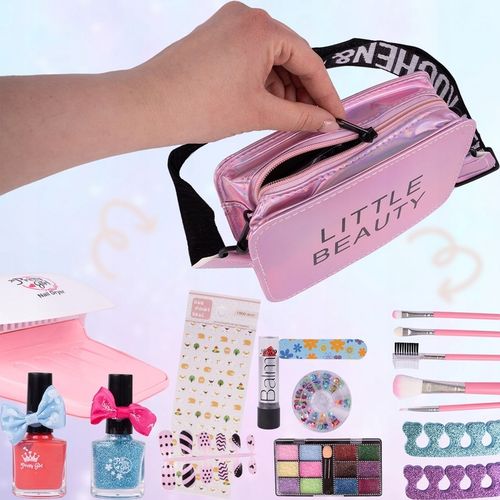 TOREBKA ZESTAW KOSMETYKÓW KOSMETYKI DO MAKIJAŻU KOSMETYCZKA DLA DZIEWCZYNKI na Arena.pl