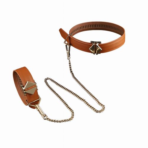 zestaw bdsm bondage & restraint set brown lockink na Arena.pl