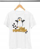 KOSZULKA DZIECIĘCA T-SHIRT - DZIEŃ PINGWINA PINGWIN - XXXS 86-92