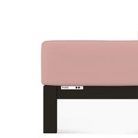 Prześcieradło Schlafgut Pure Baby Uniwersalny Purple Mid 154
