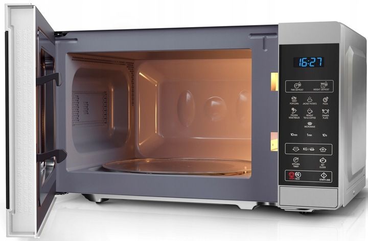 Kuchenka mikrofalowa Sharp MS02E-S Wolnostojąca 20L 800W 8 programów Timer zdjęcie 3