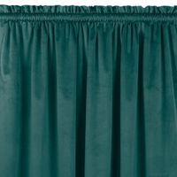 Zasłona VILA velvetowa z tunelem 265x270 morska wzór 2 Homede