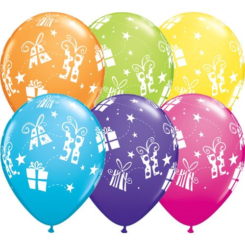 Balony kolorowe Prezenty 30 cm 5 szt na Arena.pl