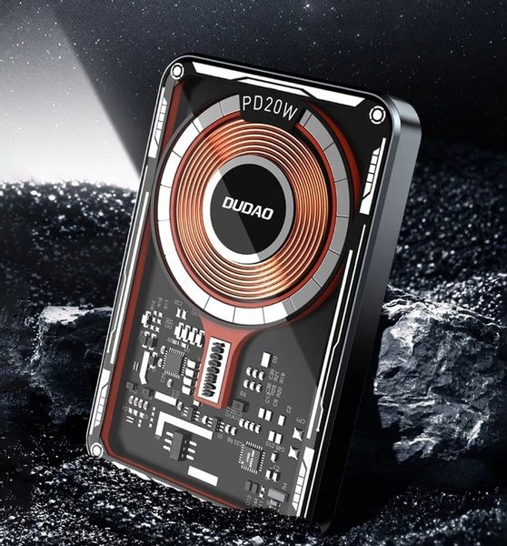 DUDAO POWERBANK BEZPRZEWODOWY 10000mAh 15W MAGSAFE DUŻY POJEMNY POWER BANK zdjęcie 8