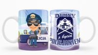 kubek - dumny z bycia policjantem     k177