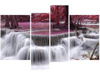 130CM 85 OBRAZ 4 ELEM WODOSPAD DONG PEE SUA ŚCIENNY