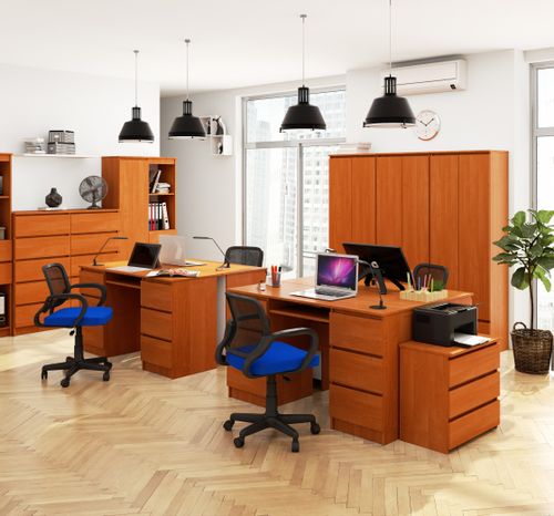 BIURKO KOMPUTEROWE A-11 135 cm 6 SZUFLAD OLCHA na Arena.pl