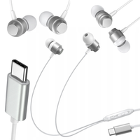 słuchawki douszne usb-c joyroom jr-ec06 - srebrne