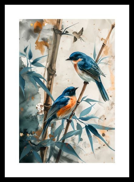 Plakat 20x30cm Trzy Ptaki zdjęcie 3