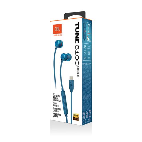 Słuchawki JBL Tune 310C USB-C Niebieski na Arena.pl