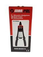 MAR-POL NITOWNICA RĘCZNA DŹWIGNIOWA PROFI 2,4-6,4mm +5 KOŃCÓWEK M49575