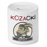 Skarbonka Dla Brata Braciszek Kozacki Prezent Z Nadrukiem Ze Zdjęciem