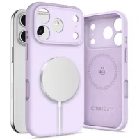 etui tech-protect silicone magsafe na iphone 17 pro - fioletowe