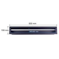 kratka kominkowa luft 100*600mm - kra lu 60