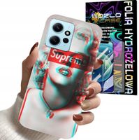 ETUI CASE DO XIAOMI NOTE 12S 4G - Monroe MODNE KOBIECE WZORY + FOLIA