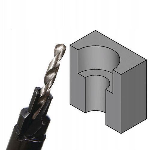 Wiertła do konfirmatów Wysoka Jakość M2 6el konfirmatu drewna zestaw 5-12mm na Arena.pl