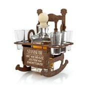 KARAFKA fotel bujany barek PREZENT na emeryturę dla emeryta