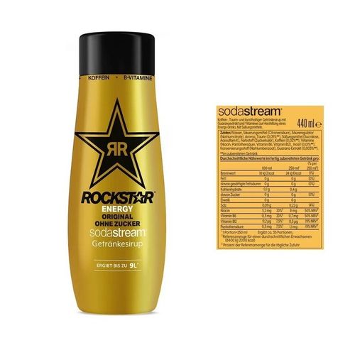 SYROP KONCENTRAT SODASTREAM ROCKSTAR ORIGINAL ENERGY ZERO ! ! ! na Arena.pl