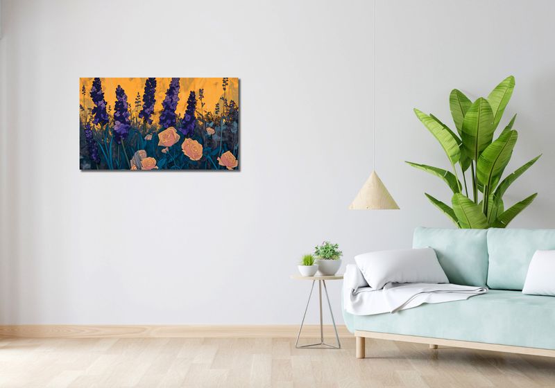 Obraz 90x50cm Złoty Ogród zdjęcie 2