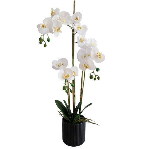STORCZYK W DONICZCE WYSOKI BIAŁY SZTUCZNY STORCZYK DUŻY 80 cm ORCHIDEA na Arena.pl