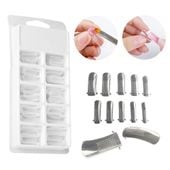 POLY SYSTEM Formy, szablony do przedłużania paznokci 120 sztuk