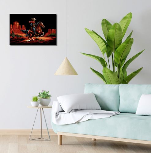 Plakat 60x40cm Galop przez Prerię na Arena.pl