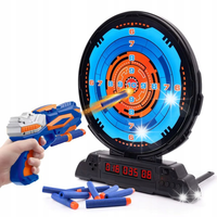 Elektroniczna tarcza strzelecka dla dzieci pistolet 10 strzałek LCD 3 tryby
