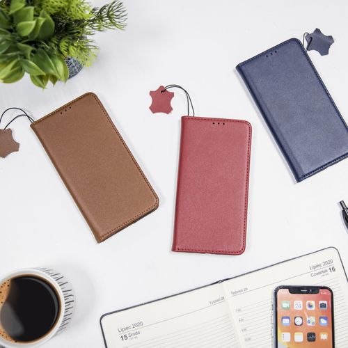 Etui skórzane Smart Pro do iPhone 11 bordowy na Arena.pl