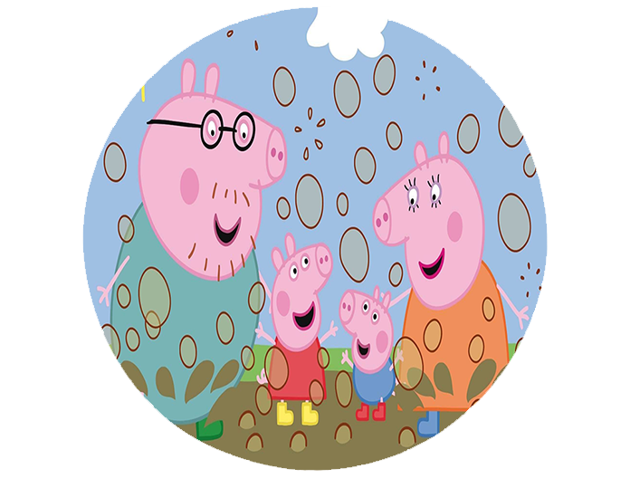 Opłatek na tort Świnka Peppa zdjęcie 1