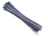 Opaski kablowe nylonowe 300x3,6 mm, srebrne, 100 szt.