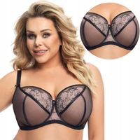 Biustonosz miękki Gorsenia K644 CAPRI, czarny, 75L