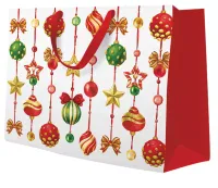 Torebka Prezentowa Strojne Ozdoby, Pozioma Duża