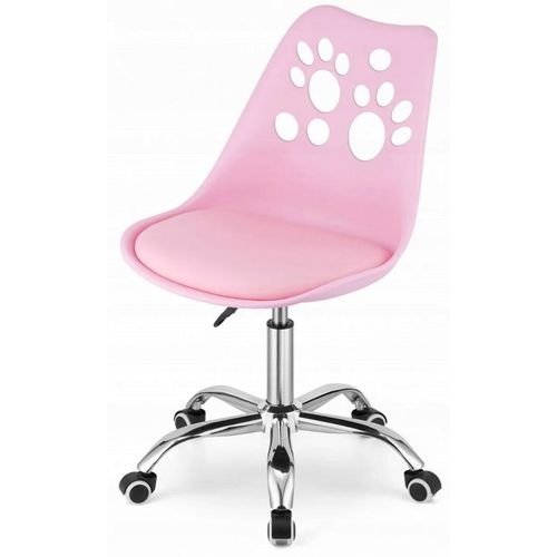 fotel biurowy puppy love obrotowy do biurka, dziecięcy różowy ko16r na Arena.pl