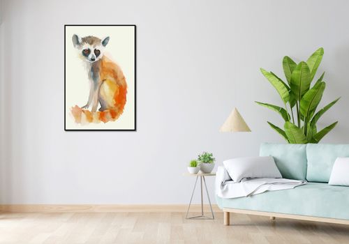 Plakat 68x101cm Lemurek na Arena.pl