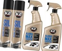 K2 SIL SILIKON W SPRAYU DO USZCZELEK 300 ML ALASKA ODMRAŻACZ DO SZYB 700ML